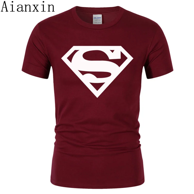 

Summer Cotton tee shirt short sleeve mens t-shirt print casual men tshirt superman print men t shirt Fitness Cosplay Costume