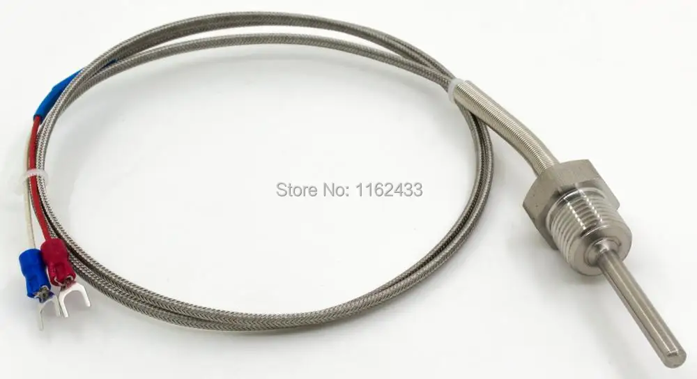 

FTARP09 K type 50mm probe length 1m cable thermocouple temperature sensor PT1/8 1/4 3/8 1/2 M8*1.25 M6*1 M12*1 M16*1.5 M10*1.5