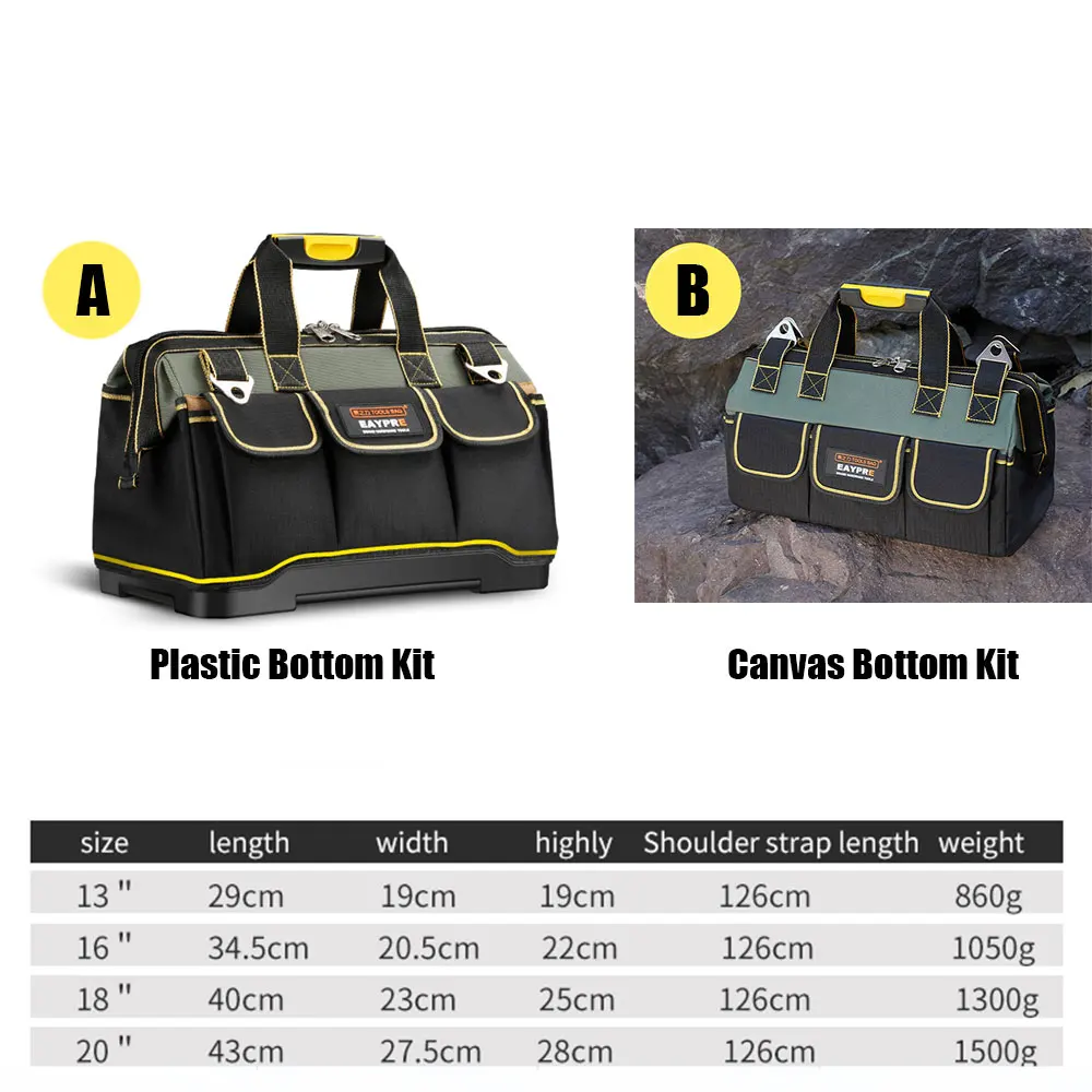 18 "Multi-function Холст сумка для электрика инструменты водостойкие одно плечо сумка ремонт инструмент сумки Professional portable 2019