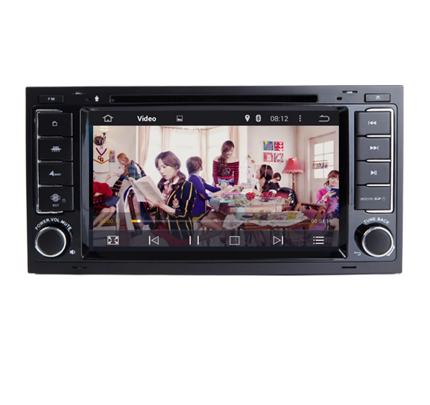 Cheap 7"HD 1024X600 Android 7.1 Quad Core Car DVD Player for VW Touareg Android  T5 Transporter Multivan 2004-2011 4G Stereo system 13