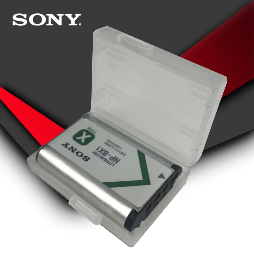 1pc/lot Sony Original NP-BX1 NP BX1 Camera Battery DSC RX1 RX100 M3 M2 RX1R WX300 HX300 HX400 HX50 HX60 GWP88 PJ240E AS15 WX35