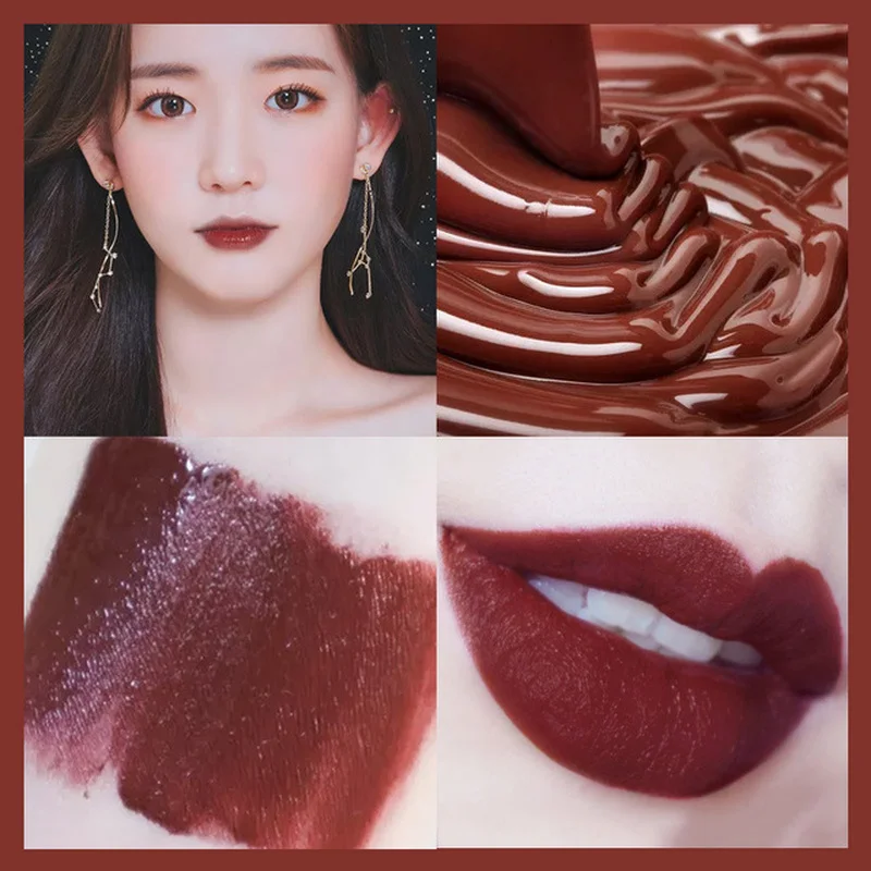 

Matte Liquid Lipstick Waterproof Red Lip Makeup Long-lasting moisturizing does not fadeLip Gloss Matte Plumper Lip Glaze Rouge