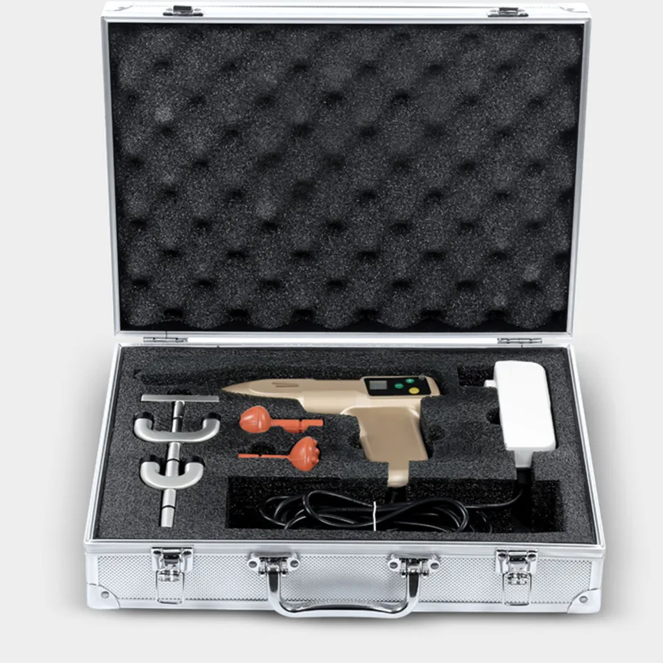 SUN-021 Регулируемый инструмент для регулировки хиропрактики интенсивности терапии Электрический корректор активатор шейный массажер