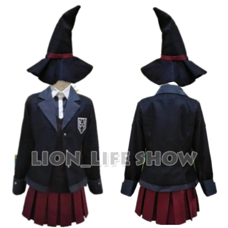 uniforme cosplay traje capa + chapéu + topo saia