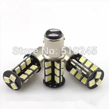 50x2014 Новое поступление 1157 bay15d p21/5 Вт 27 SMD красный Canbus OBC без ошибок сигнала автомобиль в хорошем состоянии цвет 27 Светодиодный свет лампы