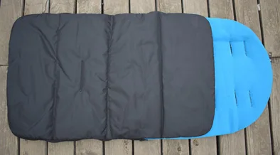 3 в 1 зимний детский конверт для коляски carseat спальный мешок спальные мешки инвалидная коляска лапка Осенняя коляска коврик перевозки теплые пинетки - Цвет: Blue sleep bag