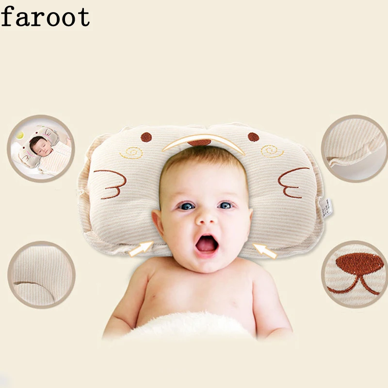 

Hot Baby Boy Soft Sleeping Pillow Neck Positioner Prevent Head Support Cushion Randomly baby pillows