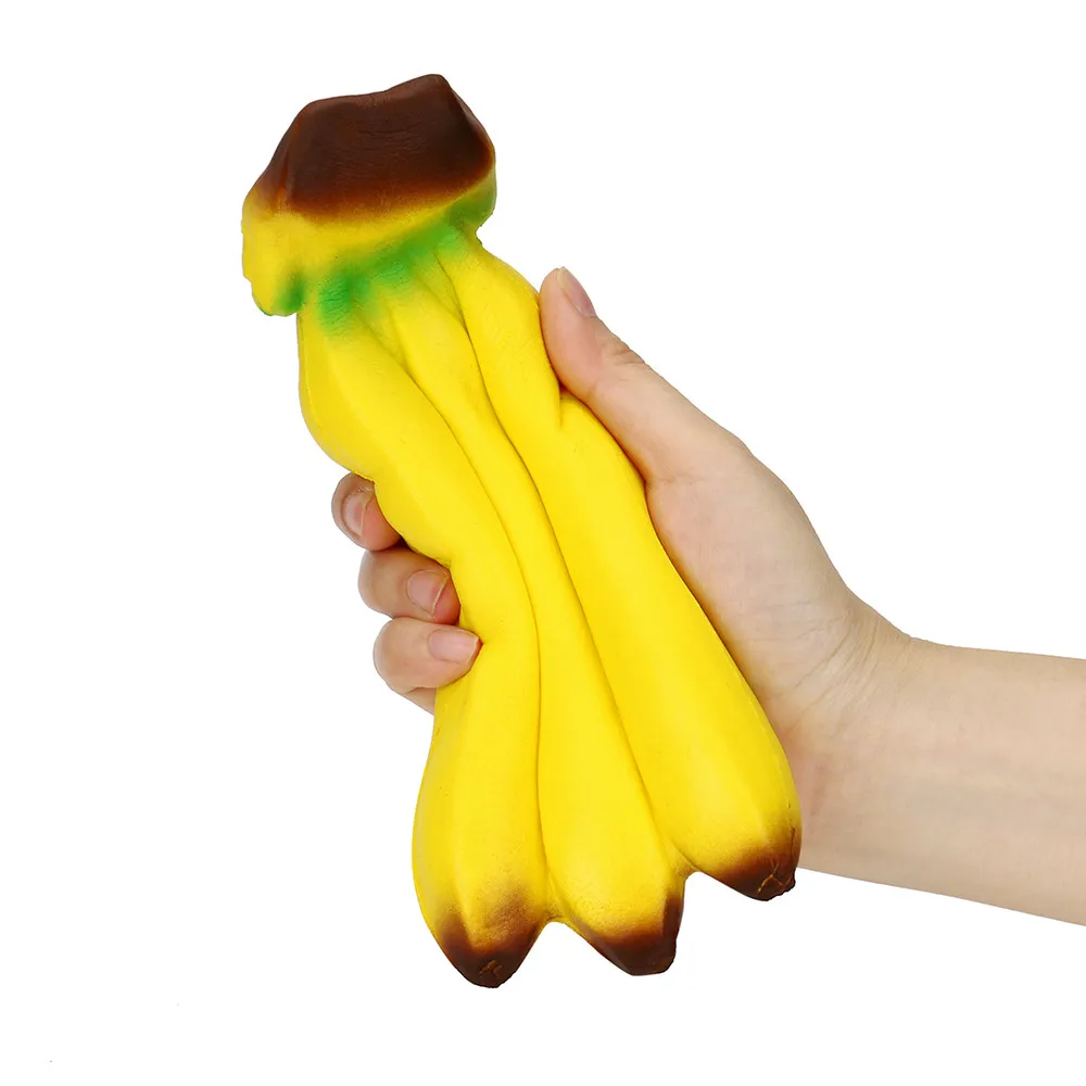Модные банановый Squishy медленно поднимающийся нажимать телефон ремни Ballchains игрушки с высоким качеством Лидер продаж для детей игрушки# CN30