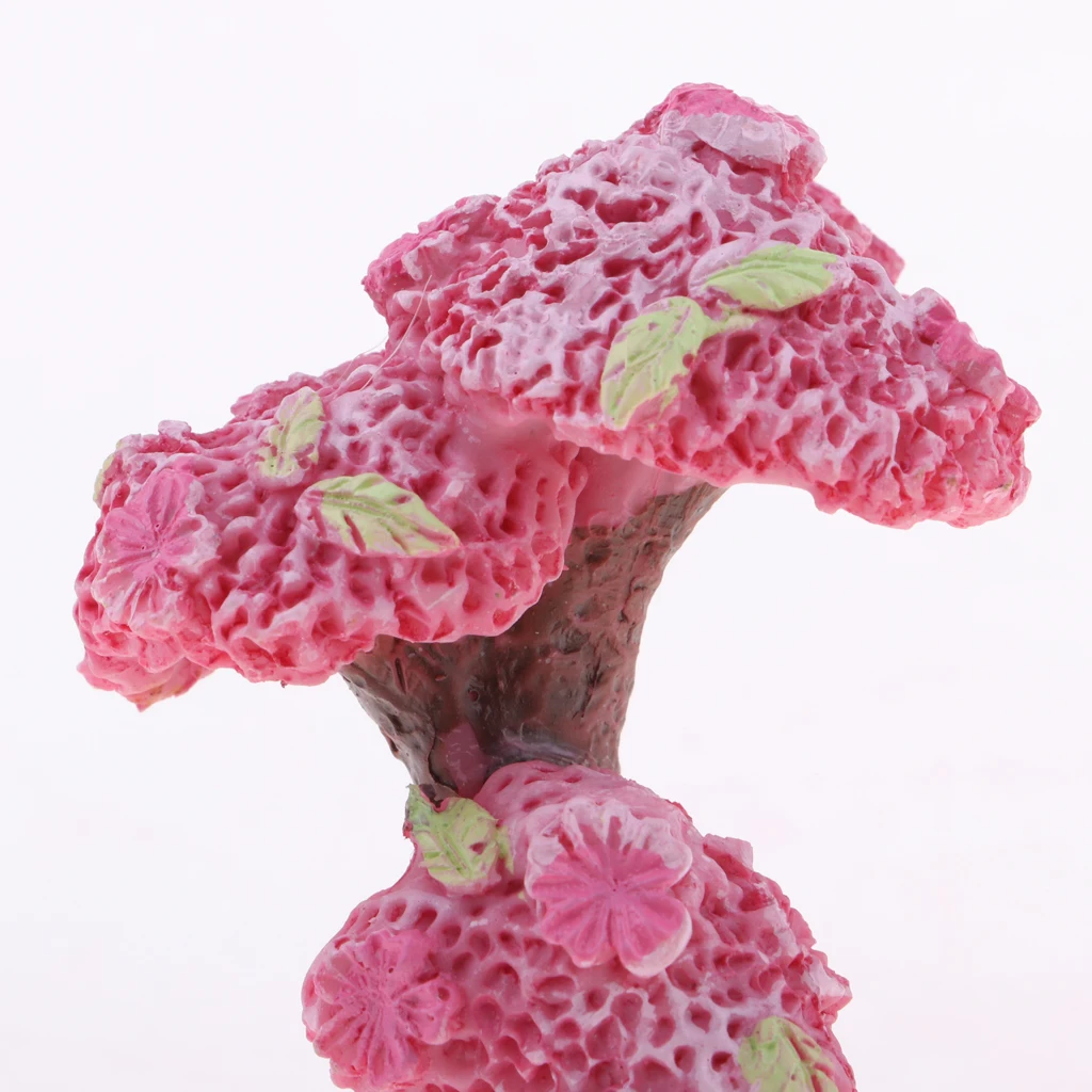 1/12 Scale Miniature Sakura Tree toy Dollhouse Fairy Garden Ornament Decor DIY Accs for kids dollhouse decoration