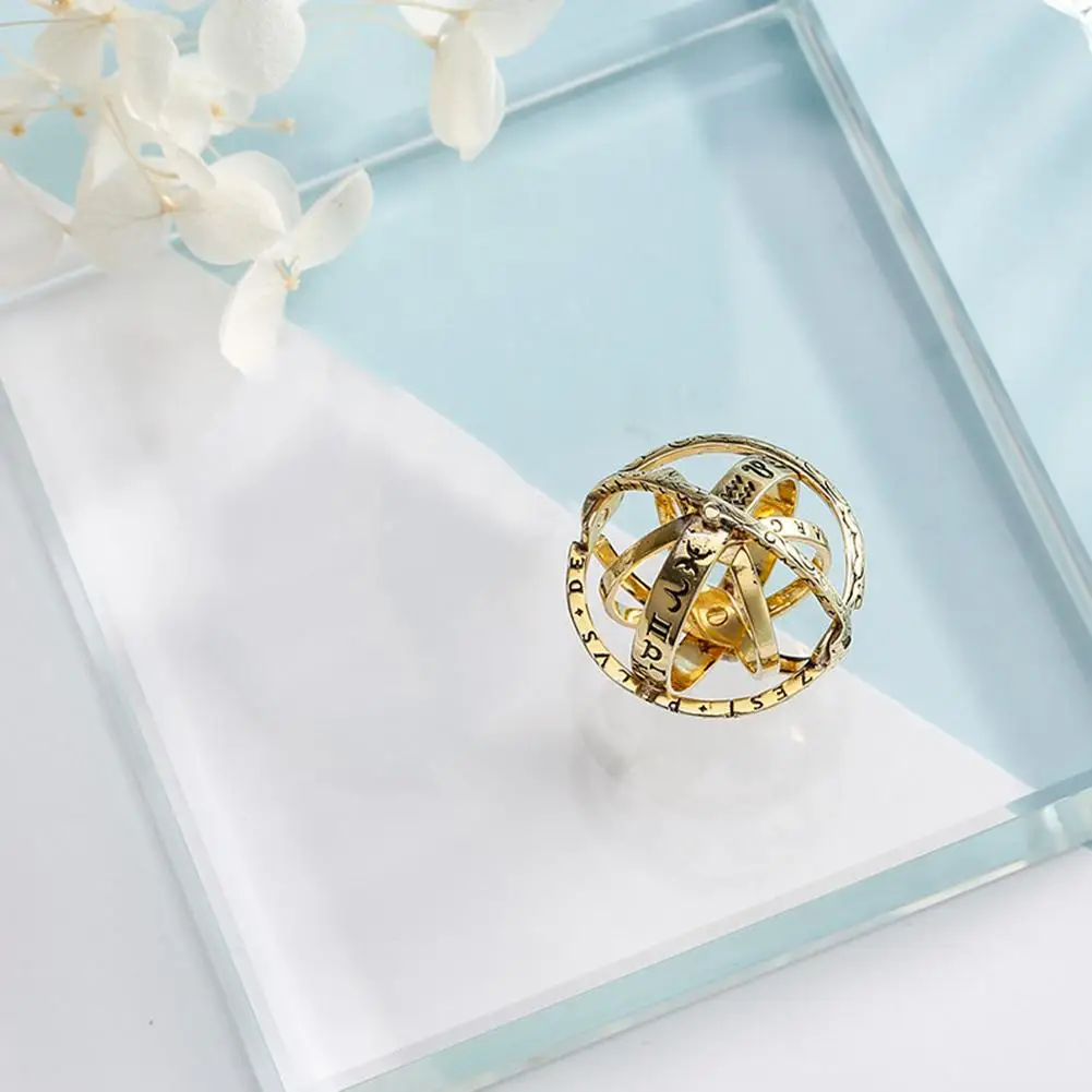 

Cosmic Astronomical Ball Ring Retro Flip Ball Creative Students Refer To The Gift Of The Day Couple Jewelry Gifts