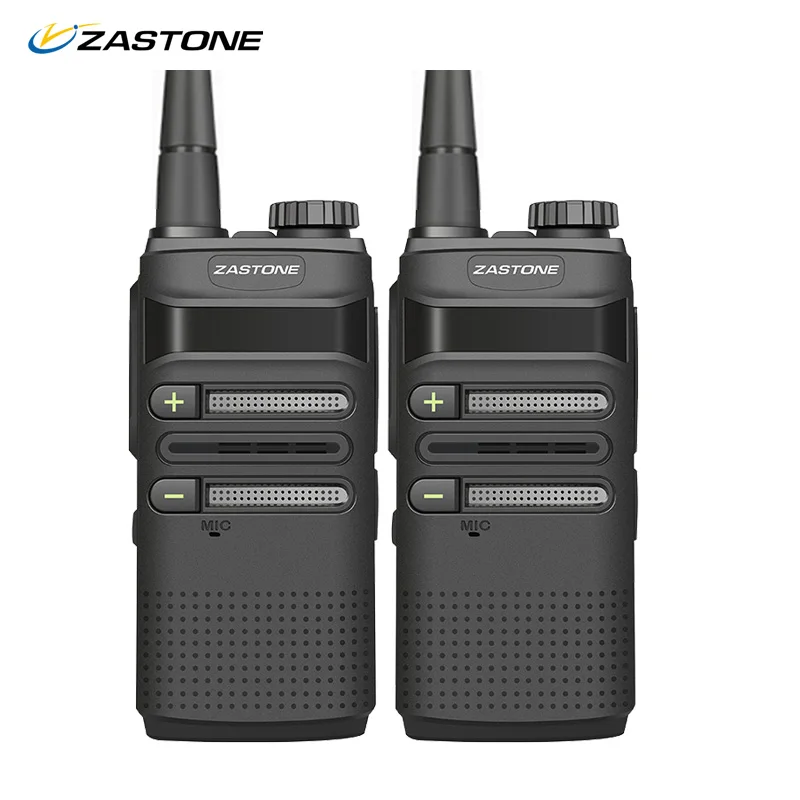 

New 2 in 1 ZASTONE X5 Handheld Mini Walkie Talkie 3W 400-470MHz 1500mAh 16CH Portable Two-way Radio Communicator Transceiver