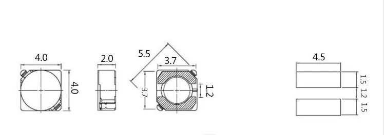 10 шт./лот CDRH3D16 индуктивности 4.7uH 4.7uh 4R7 экранированная катушка индуктивности 3*3*1,6 мм Катушка Индуктивности SMD