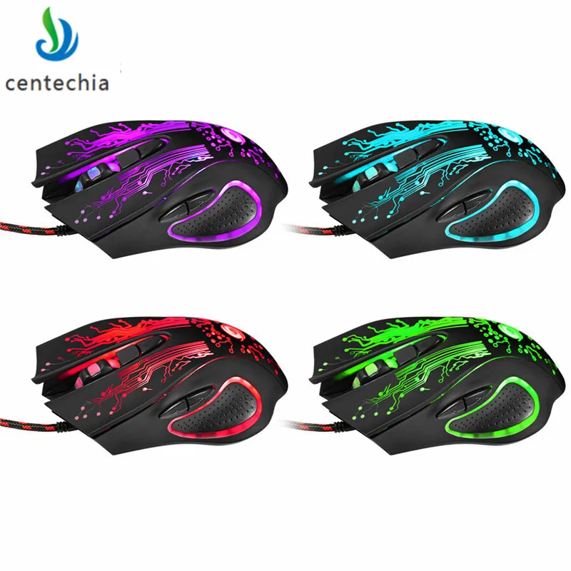 Новинка 2018 оригинальная геймерская мышь Centechia компьютерная игровая 3200 DPI 6 кнопок