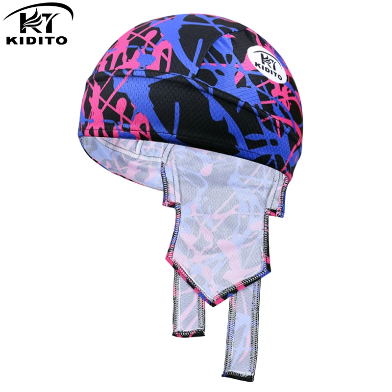 

KIDITOKT Breathable Outdoor Sport Mountain Bicycle Bandana Hat Summer MTB Bike Cycling Cap Women Men Pirate Head Scarf Headband