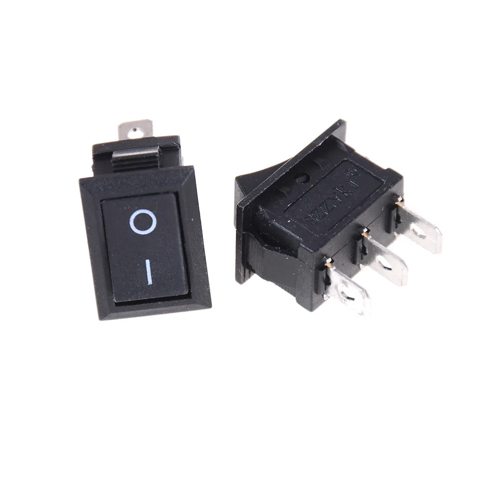 3/6 шт. черный кнопочный мини переключатель AC 6A/250V 10A/125V|Выключатели| |