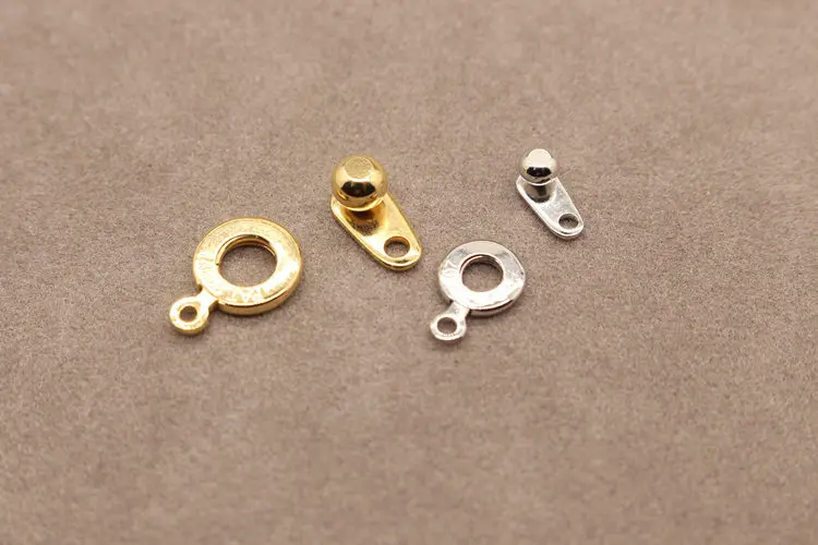 jewelry necklace end beads clasps connector leather cord metal chains snap fastener bracelet