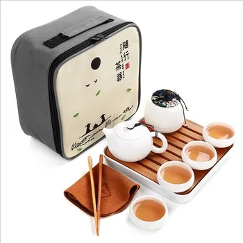 

Teaware Sets Kitchen,Dining & Bar chinese portable tea set porcelain Kung Fu chinese teapot set travel matcha tea set wholesale