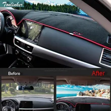 Tonlinker чехол Стикеры для Mazda CX5 2015-17 стайлинга автомобилей 1 шт. полиэстер приборной панели анти-грязный коврик крышка Наклейки интерьерные
