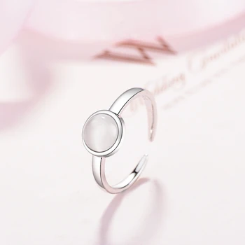 

XIYANIKE Cute Heart Simple Chain Hanging Zircon Chain Rings Unique Opening Adjustable Statement Jewelry For Women Hot Sale New