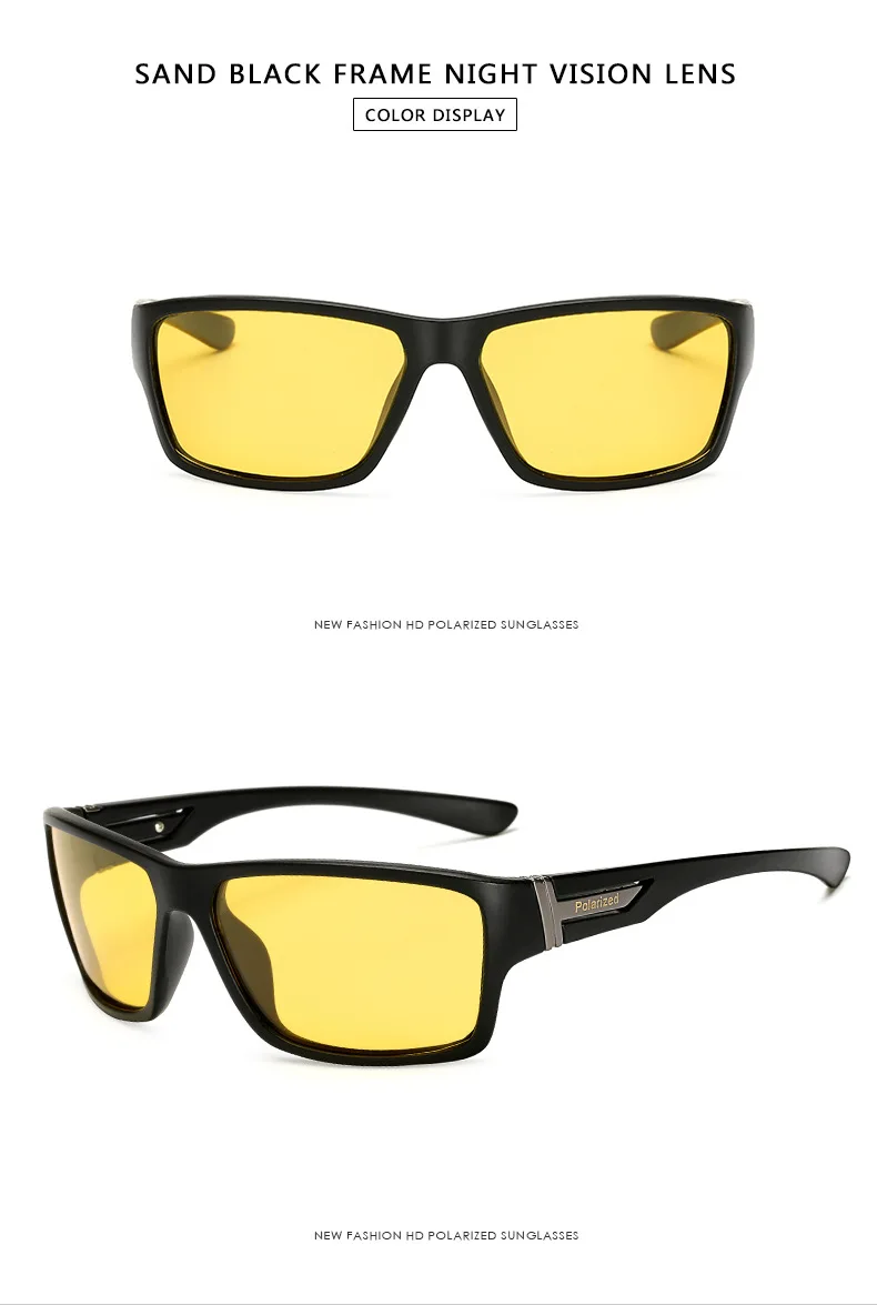 Элитный бренд поляризованных солнцезащитных очков Для мужчин Одежда высшего качества мужские солнцезащитные очки для вождения Модные Спортивные очки UV400 gafas de sol hombre