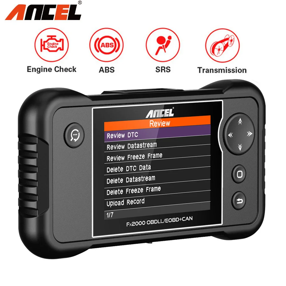 Ancel FX2000 OBD2 Code Reader OBDII Scanner For Engine/ABS/SRS/AT