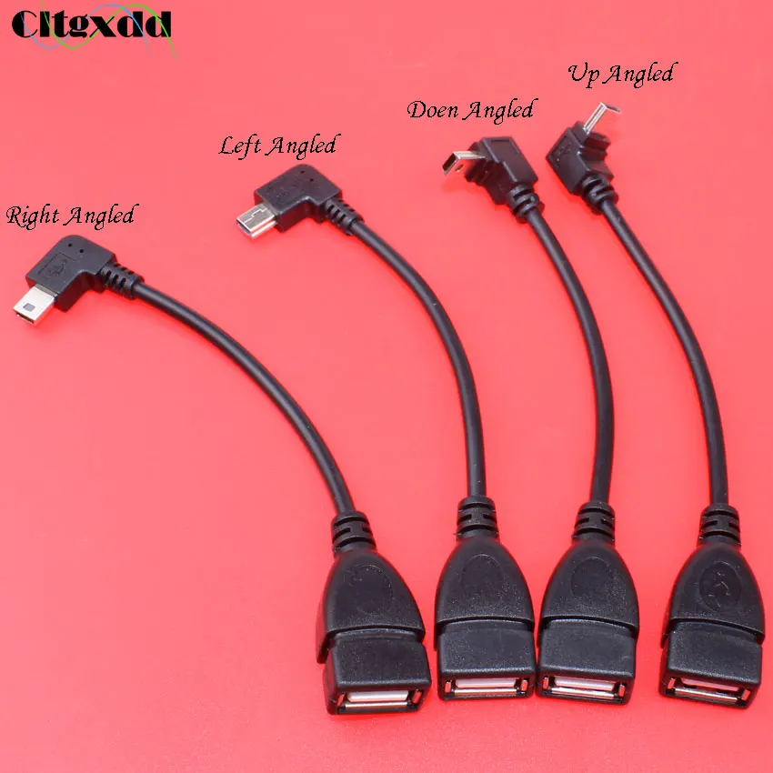 Cltgxdd 10 шт конверсионный штекер 5pin Mini USB 2 0 Женский Соединительный шнур Т-интерфейс