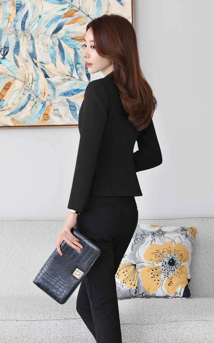 Блейзеры для отдыха тонкие кардиганы офисная одежда пальто для женщин топы корейский стиль женский одежда длинный рукав женская куртка карман 422