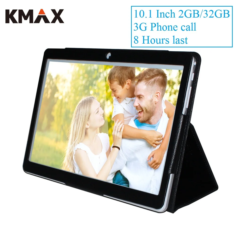 

KMAX 10 inch 3G Phone Call Android Tablet PC IPS LCD 2 SIM Card 4GB+32GB Quad Core Phablet GPS Tablets 10.1 for children