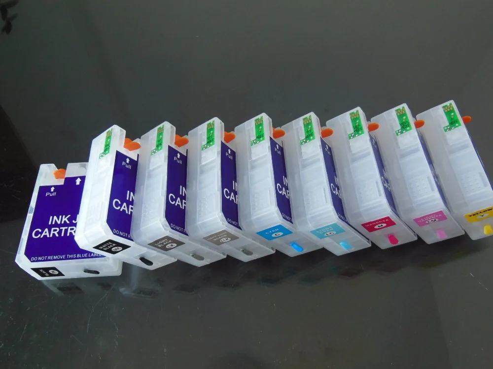 Фотографический картридж с картриджем для принтера Epson SureColor P800|ink cartridge|refillable ink