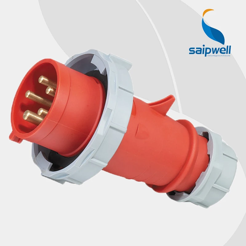 

32A 400V 5P (3P+N+E) cee 32 amp industrial generator socket plug EN / IEC 60309-2 4-pin Power IP67 Splash Proof Type SP300