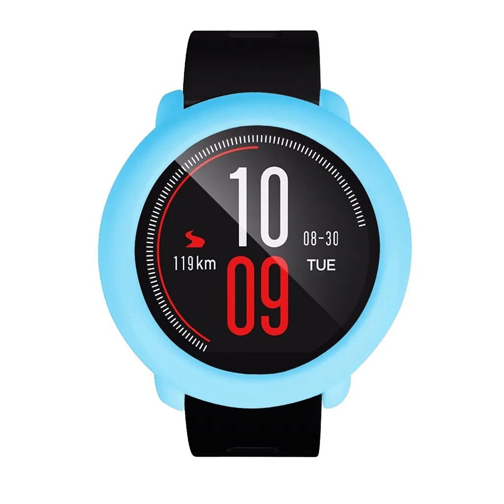 Ouhaobin силиконовый защитный чехол s для Xiaomi Huami AMAZFIT Pace Смарт-часы замена мягкий ТПУ полный чехол оболочка 424#2