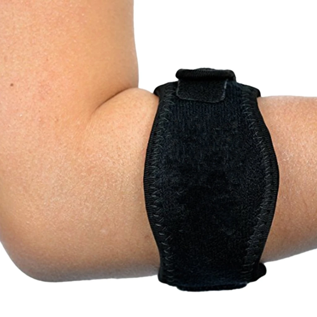 1 Pair  Elbow Support Strap Wrap Band - Neoprene Brace with Compression Pad - Tennis Golfers Elbow Rowing Wrist Sweatband