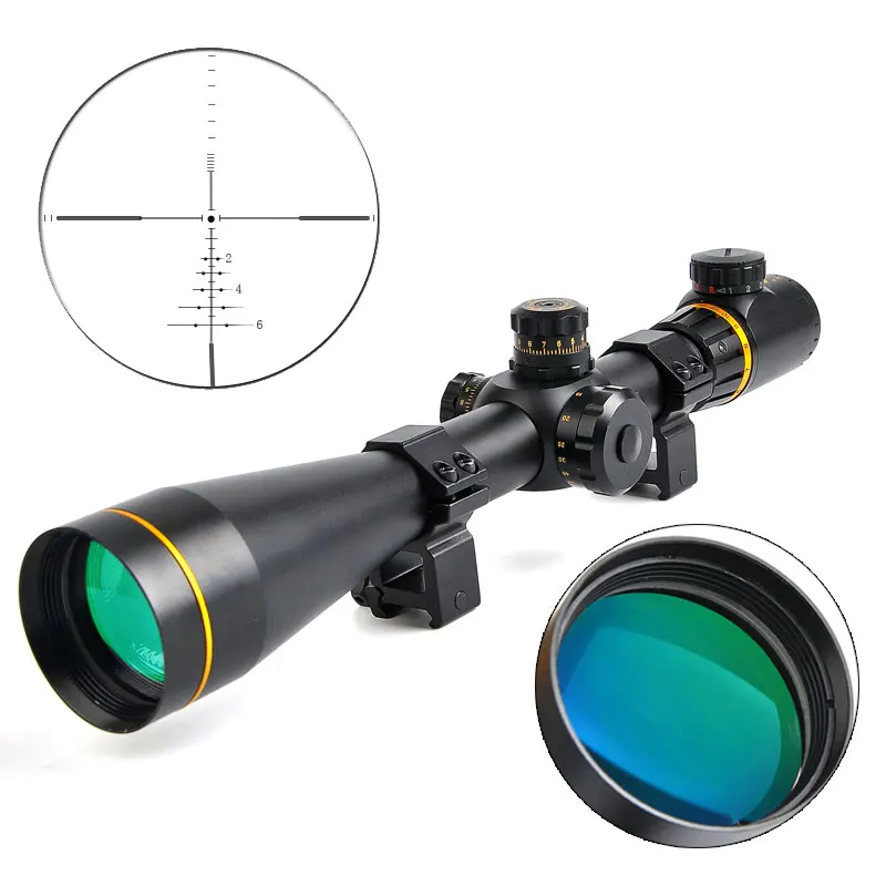 

5-15x50 FFP Optic Sight Rifle Scope Side Parallax Adjustment Long Eye Relief Riflescope Sniper Airsoft Hunting Scopes