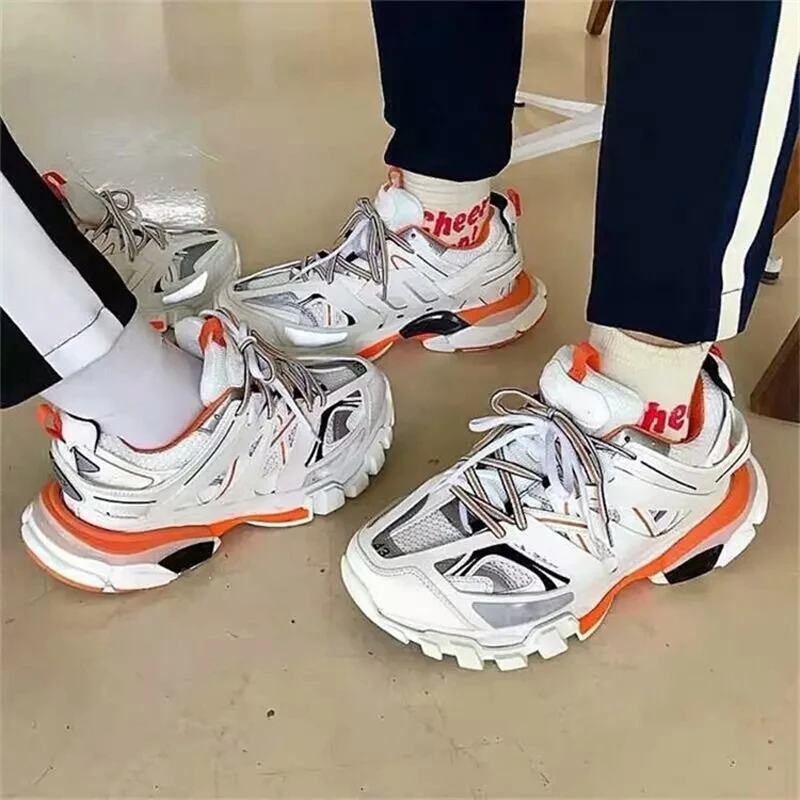 Teahoo INS стильные женские кроссовки смешанных цветов с дышащей сеткой ...