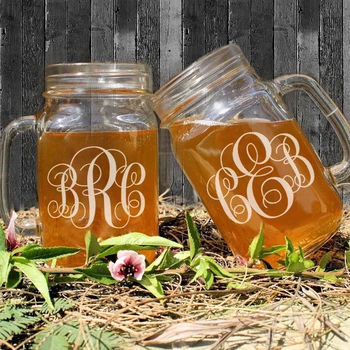 

DIY Glass Mason Cup Wedding/Anniversary/Birthday Party Decoration Fashion Mason Jars Free Shipping Can Handle 450ml Liquid