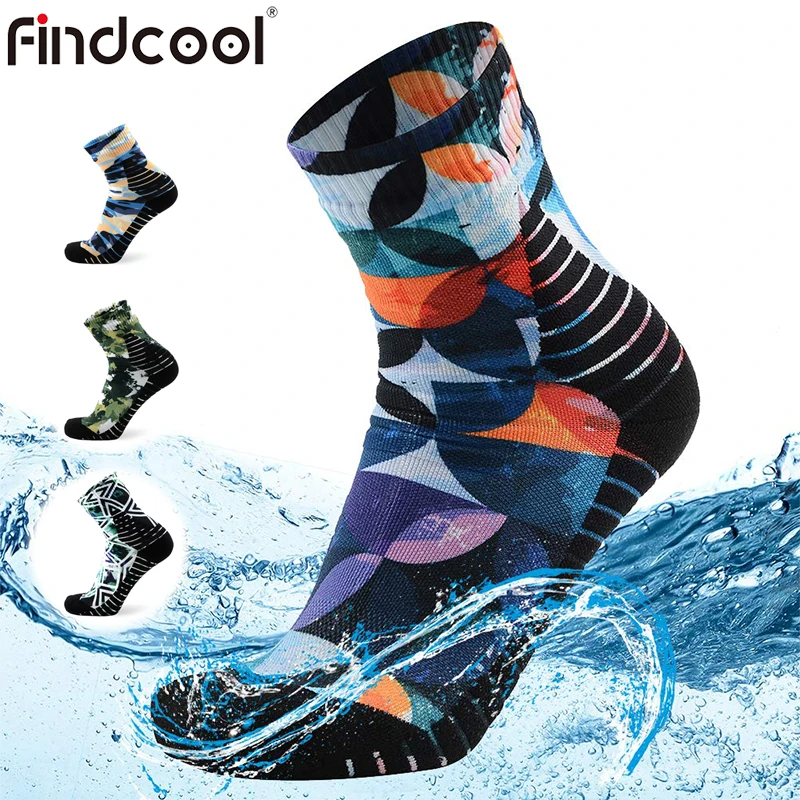 

FINDCOOL Waterproof Socks Women Bamboo Socks High Quality Breathable and Warm Dry Fast Socks for Water Activities