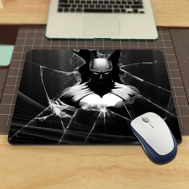 MaiYaCNew Arrival 2017 Custom Batman Slim Silicone Laser Mouse Pad