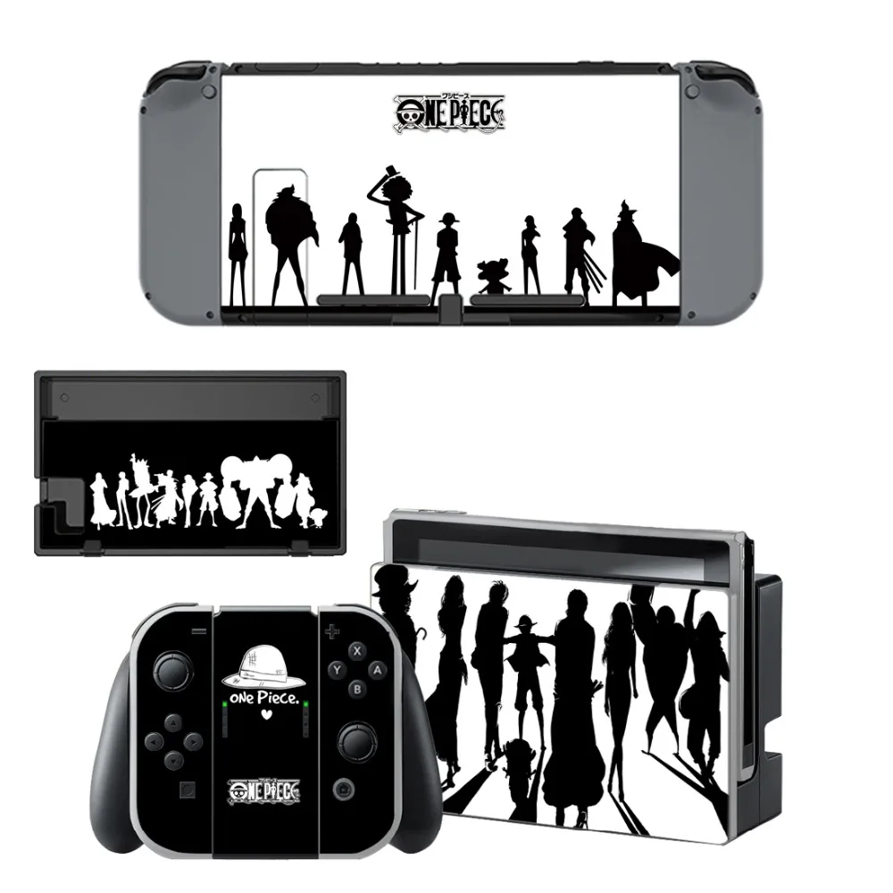 Anime One Piece Luffy Decal Vinyl Skin Sticker For Nintendo Switch Ns Console Joy Con Controller Dock Station Consoleskins Co