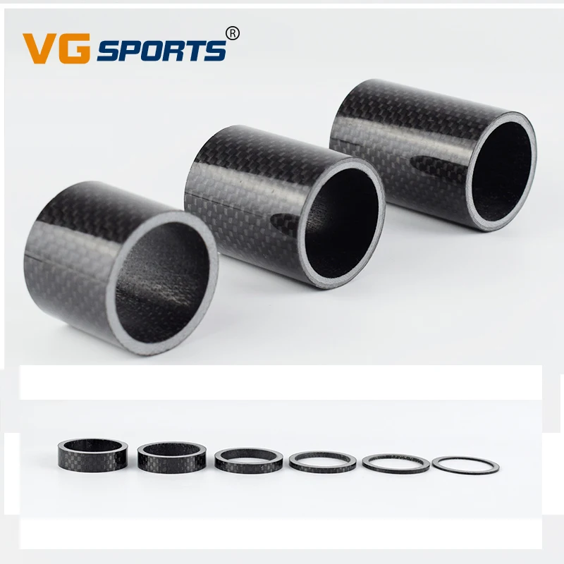 MTB carbon fiber washer bicycle Stem spacers kit to fix the bicycl accessories 1mm 3mm 5mm 8mm