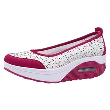 DEWBEST Модные женские увеличивающие рост летние дышащие водонепроницаемые кроссовки на танкетке обувь на платформе женская Повседневная сетчатая обувь