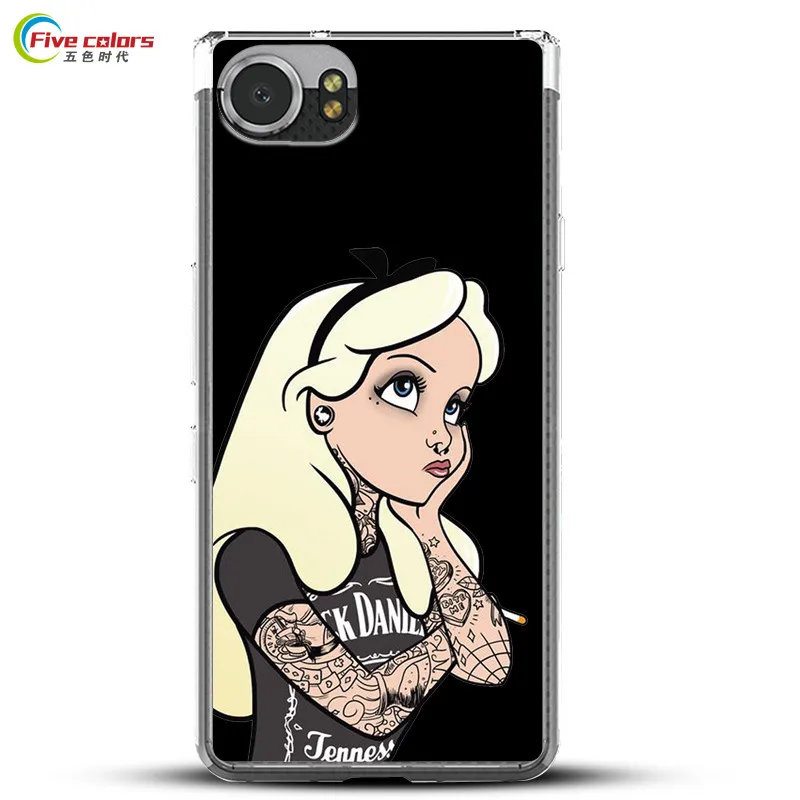 

For BlackBerry KEYone Case Cover Luxury Cartoon Painting Pattern Soft Silicone Phone Case for BlackBerry Mercury Cover