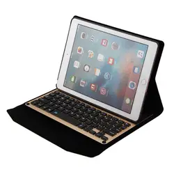 Роскошный чехол для iPad Pro 9,7 Air 1 2 тонкий умный кожаный чехол для планшета + алюминиевая bluetooth-клавиатура для iPad 9,7 ''универсальный чехол