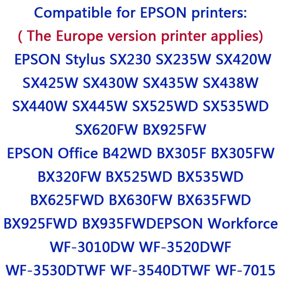 20 PCS Compatible T1291 T1294 T129 E 1291 Ink cartridges for Epson Stylus  SX235W SX 235W SX 235W printer inkjet cartridge|ink cartridge|ink cartridge  for epsoncartridge for epson - AliExpress