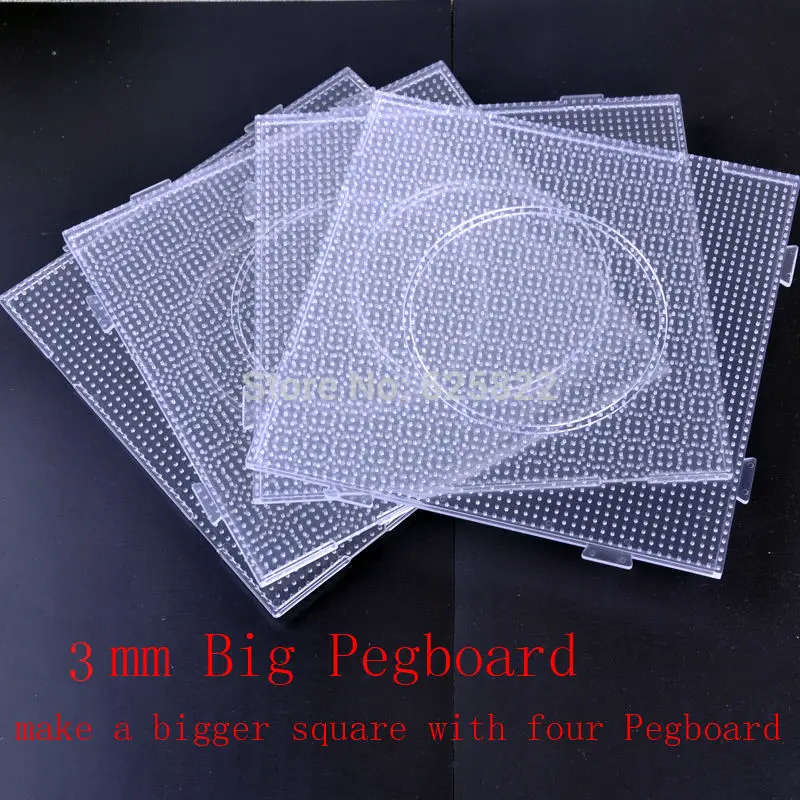 3 мм 1 лот = 4 шт размер 14 5*14 5 см квадратная головоломка Pegboards узоры для Хама Artkal