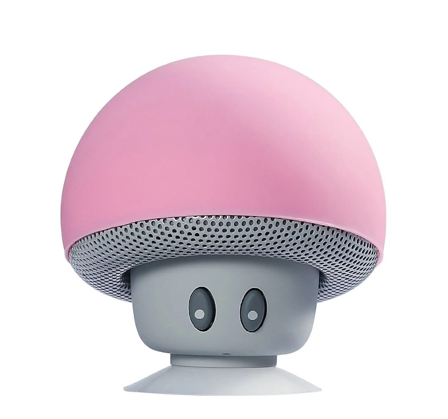 

New Portable Subwoofer Small Mushroom Sucker Cup Bluetooth Handsfree Microphone Speaker Home Outdoor Music Stereo Player