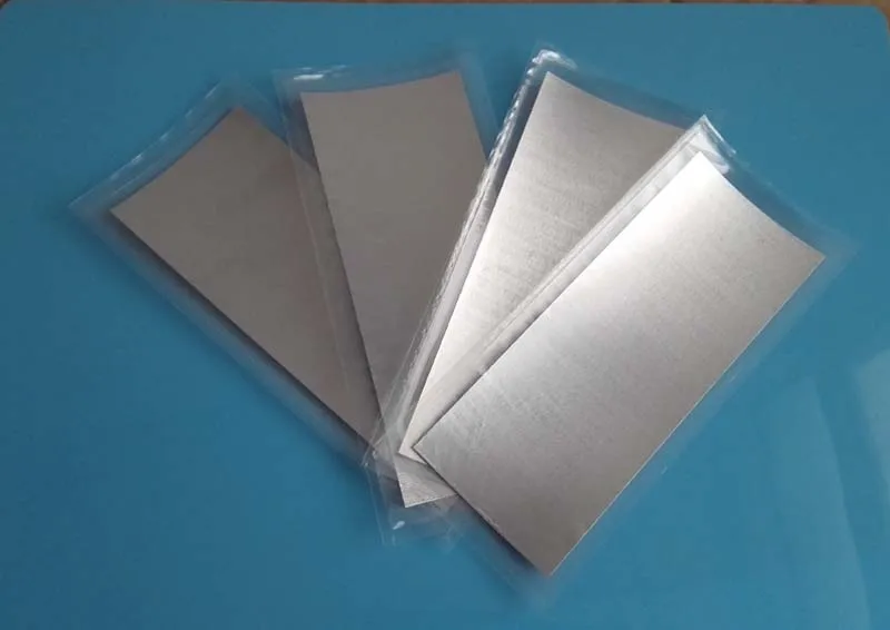 

Indium Sheet Indium Foil Size: 100mm*200mm*0.1mm, Laser Heat-dissipating Coating Sealing Material