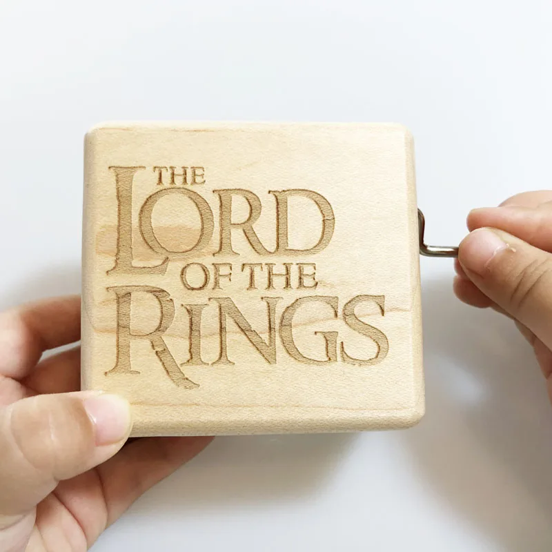 The lord of the rings music box handmade Wooden music box birthday Christmas Valentine's day lovers gifts special free shipping