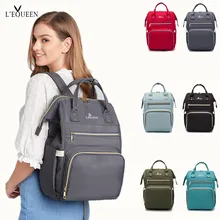 Lequeen рюкзак для подгузников, Большая вместительная сумка для мамы и ребенка, многофункциональные водонепроницаемые уличные дорожные сумки для подгузников для ухода за ребенком