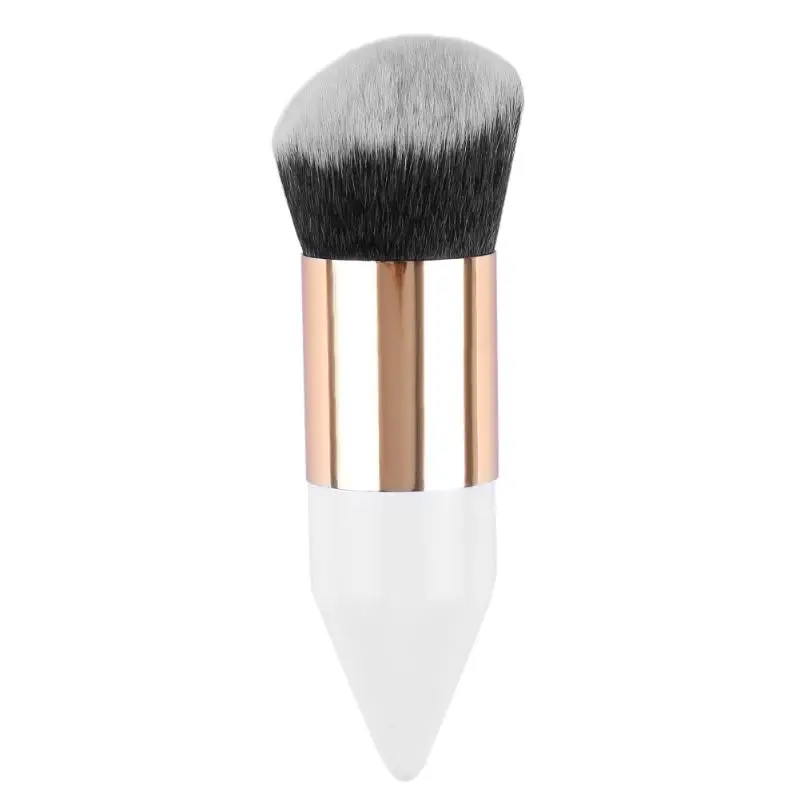Wood Handle Foundation Brushes Soft Fiber Powder Blush Brushes Face