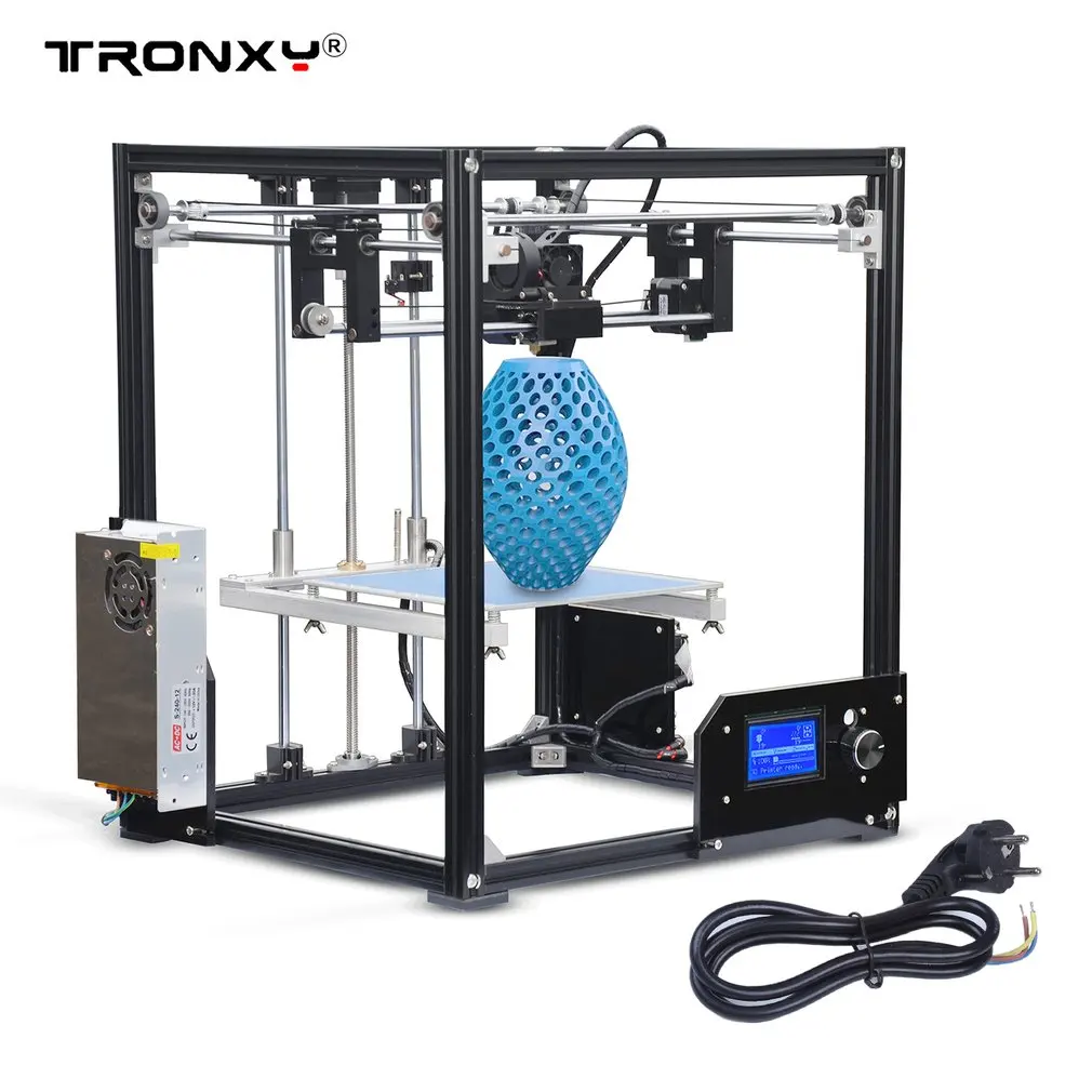 

TronxyX5 High Precision 3D Printer Large Printing Size 210*210*280mm DIY Aluminium Structure LCD Screen Display 3D Printer